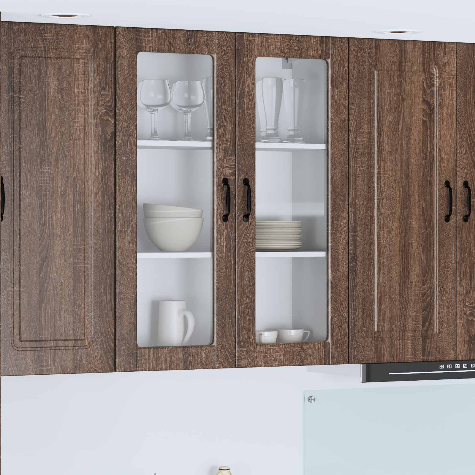 Mobile da cucina con porta Rovere Marrone 80 x 31 x 100 cm 885512