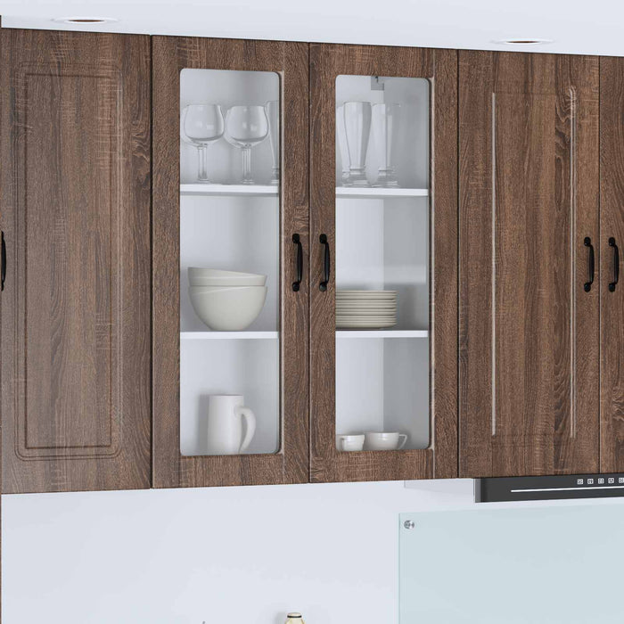 Mobile da cucina con porta Rovere Marrone 80 x 31 x 100 cm 885512