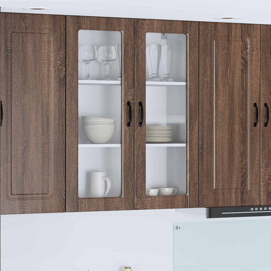 Mobile da cucina con porta-Armadio da cucina Rovere Marrone 80 x 31 x 100 cm 607996