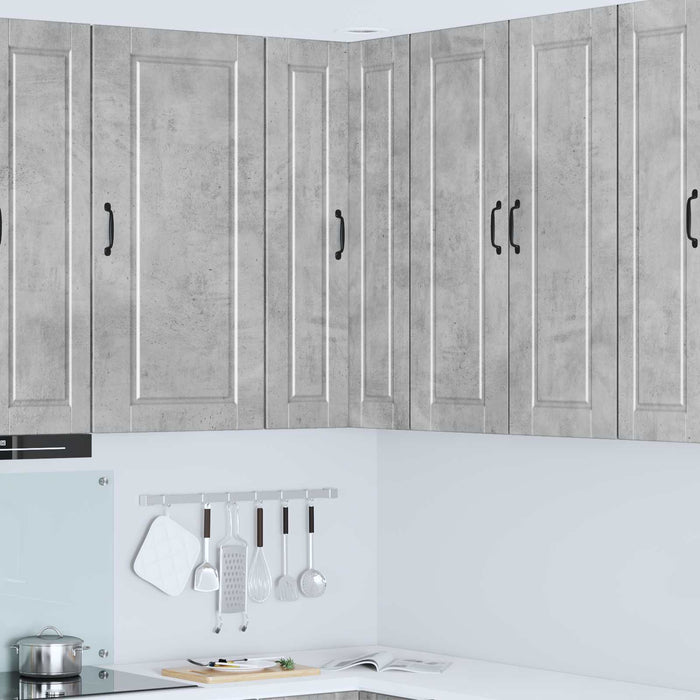 Mobile da cucina con porta-Armadio da cucina Grigio cemento 57 x 57 x 100 cm