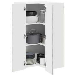 Mobile da cucina con porta-Armadio da cucina Grigio cemento 57 x 57 x 100 cm