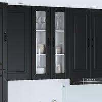 Mobile da cucina-Armadio da cucina Nero 60 x 31 x 100 cm Legno multistrato 232558