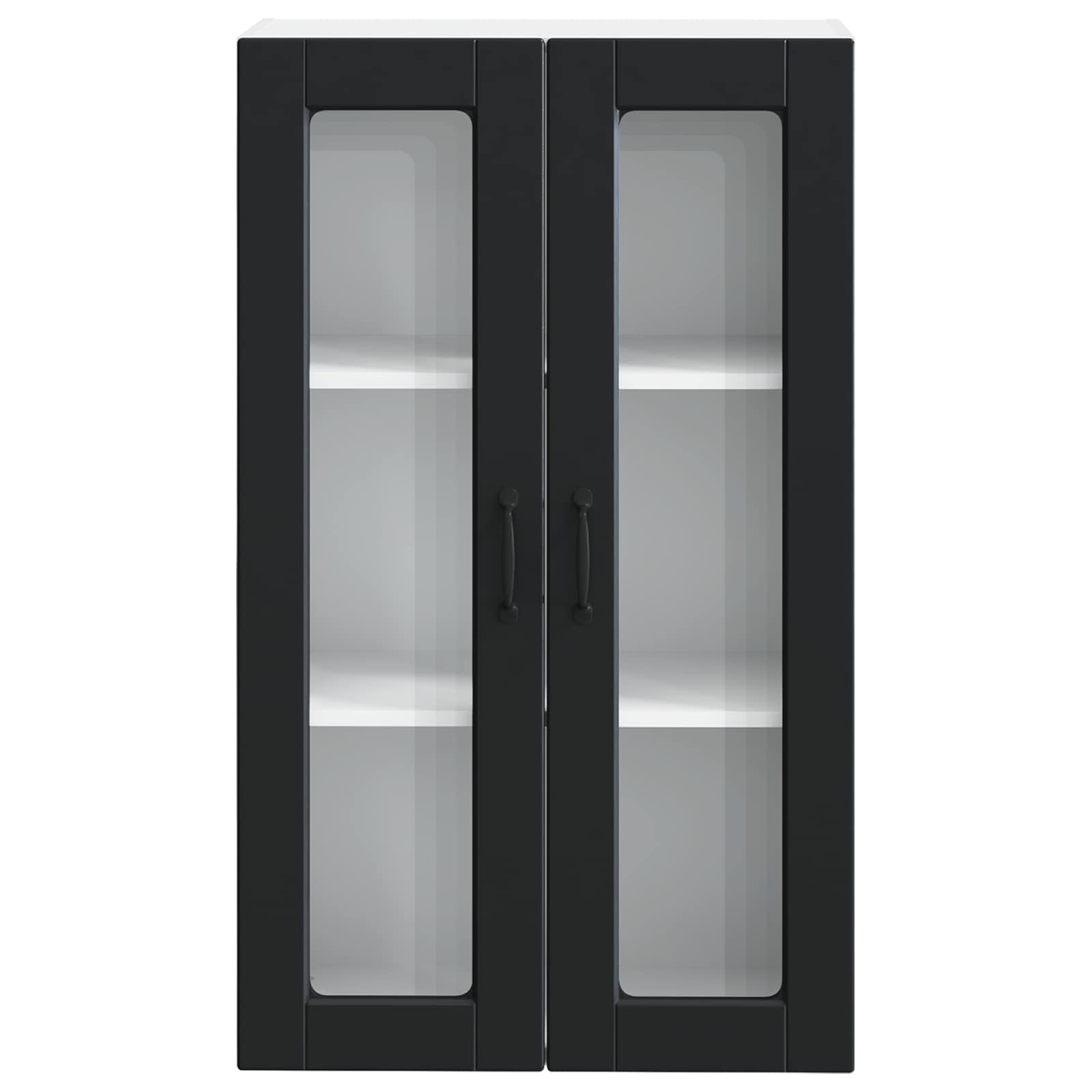 Mobile da cucina-Armadio da cucina Nero 60 x 31 x 100 cm Legno multistrato 232558