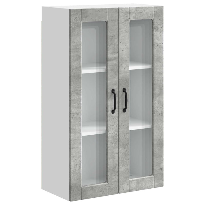 Mobile da cucina con porta-Armadio da cucina Grigio cemento 60 x 31 x 100 cm 514014