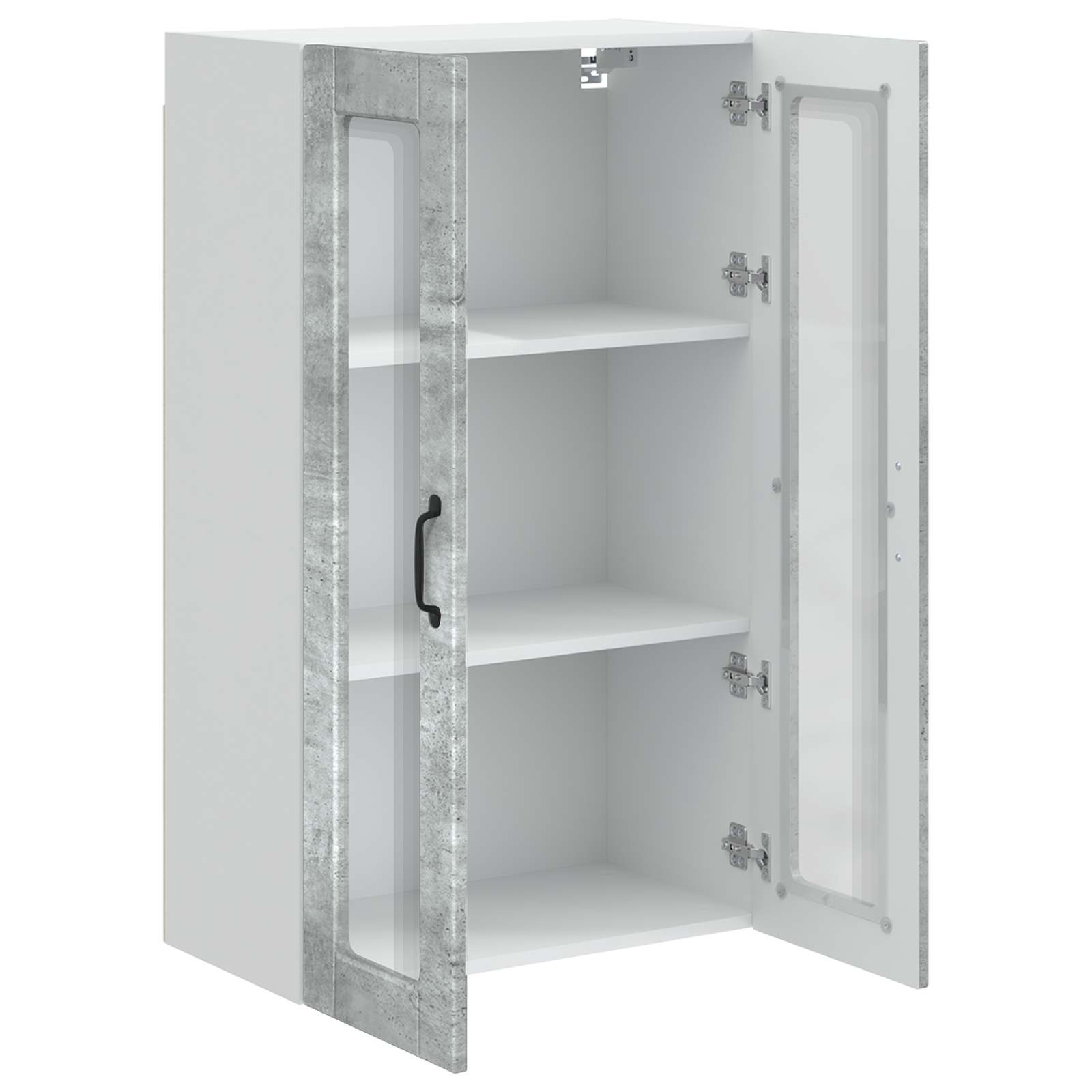 Mobile da cucina con porta-Armadio da cucina Grigio cemento 60 x 31 x 100 cm 514014