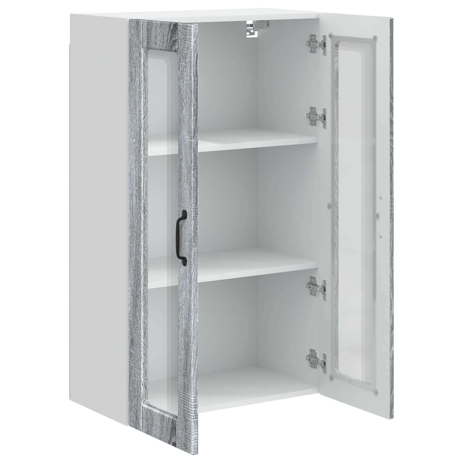 Mobile da cucina con lo scaffale-Armadio da cucina Grigio Sonoma 60 x 31 x 100 cm 107345