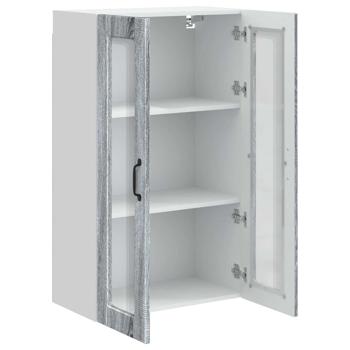 Mobile da cucina con lo scaffale-Armadio da cucina Grigio Sonoma 60 x 31 x 100 cm 107345