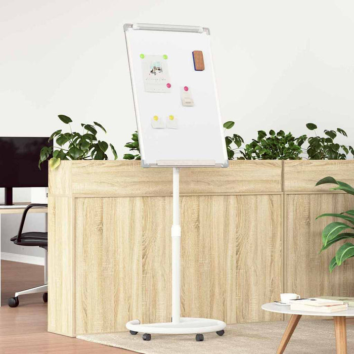 Lavagna bianca magnetica Bianco e grigio 62 x 62 x 195 cm EPS 42019278