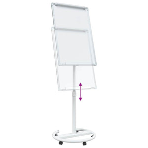 Lavagna bianca magnetica Bianco e grigio 62 x 62 x 195 cm EPS 42019278