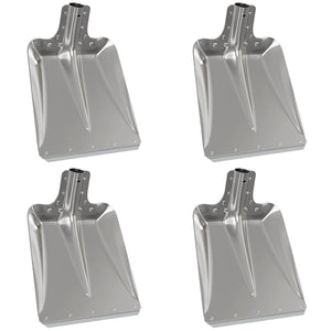 Testa di Pala 4 pcs Argento 41,5 x 32,5 cm Alluminio 42019399