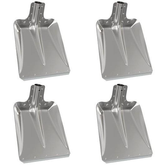 Testa di Pala 4 pcs Argento 41,5 x 32,5 cm Alluminio 42019399