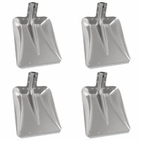 Testa di Pala 4 pcs Argento 45 x 38 cm Alluminio 42019401