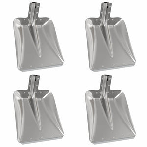 Testa di Pala 4 pcs Argento 45 x 38 cm Alluminio 42019401