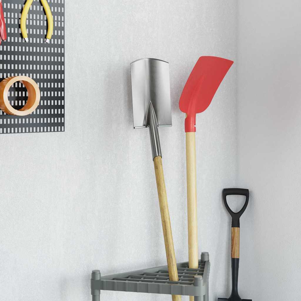 Testa di Pala Argento 43 x 17 cm Acciaio verniciato a polvere 42019408