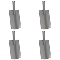 Testa di Pala 4 pcs Argento 43 x 17 cm 42019409