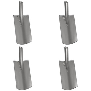 Testa di Pala 4 pcs Argento 43 x 17 cm 42019409