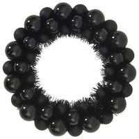 Corone di Palline di Natale 2 pcs Nero 33 x 33 x 7 cm 42019678