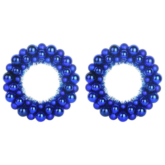 Corone di Palline di Natale 2 pcs Blu 33 x 33 x 7 cm 42019684
