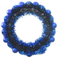 Corone di Palline di Natale 2 pz-Decorazioni natalizie Blu 33 x 33 x 7 cm