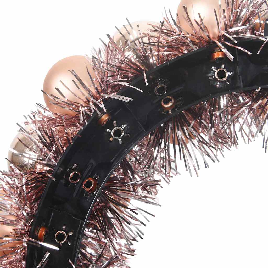 Corone di Palline di Natale 2 pcs Oro rosa 33 x 33 x 7 cm 42019686