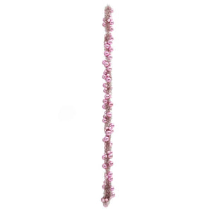 Ghirlanda di Palline di Natale Rosa 186 cm Polistirolo 42019690