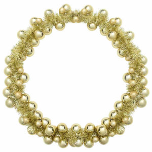 Ghirlanda di Palline di Natale-Decorazioni natalizie Oro 186 cm Polistirolo