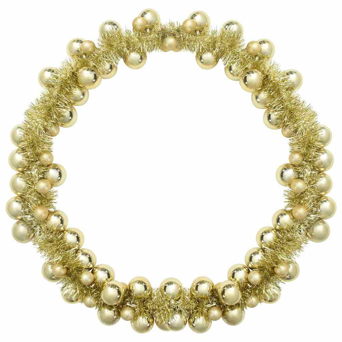 Ghirlanda di Palline di Natale Oro 186 cm Polistirolo 42019692