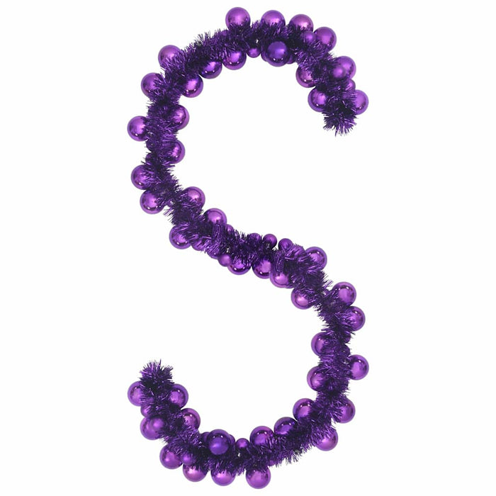 Ghirlanda di Palline di Natale-Decorazioni natalizie Lill¨¤ 186 cm Polistirolo