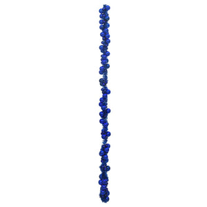 Ghirlanda di Palline di Natale Blu 186 cm Polistirolo 42019695