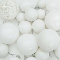 Set di Palle di Natale con 300 LED 120 pcs Bianco Plastica 42018832