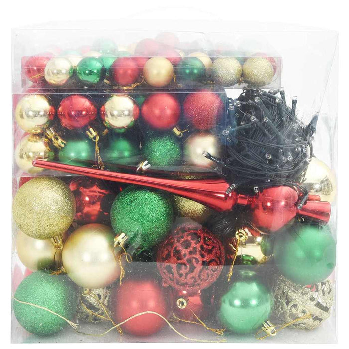 Set di Palle di Natale con 300 LED 120 pcs Multicolore Plastica 42018842