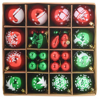 Set di Palle di Natale 40 pcs Rosso e Verde 42018846