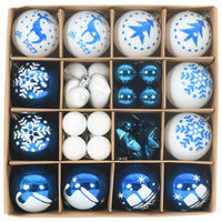 Set di Palle di Natale 40 pcs Blu e Bianco 42018850