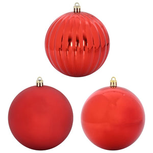 Set di Palle di Natale 4 pcs Rosso 42018855