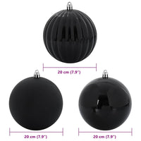Set di Palle di Natale 4 pcs Nero 42018859