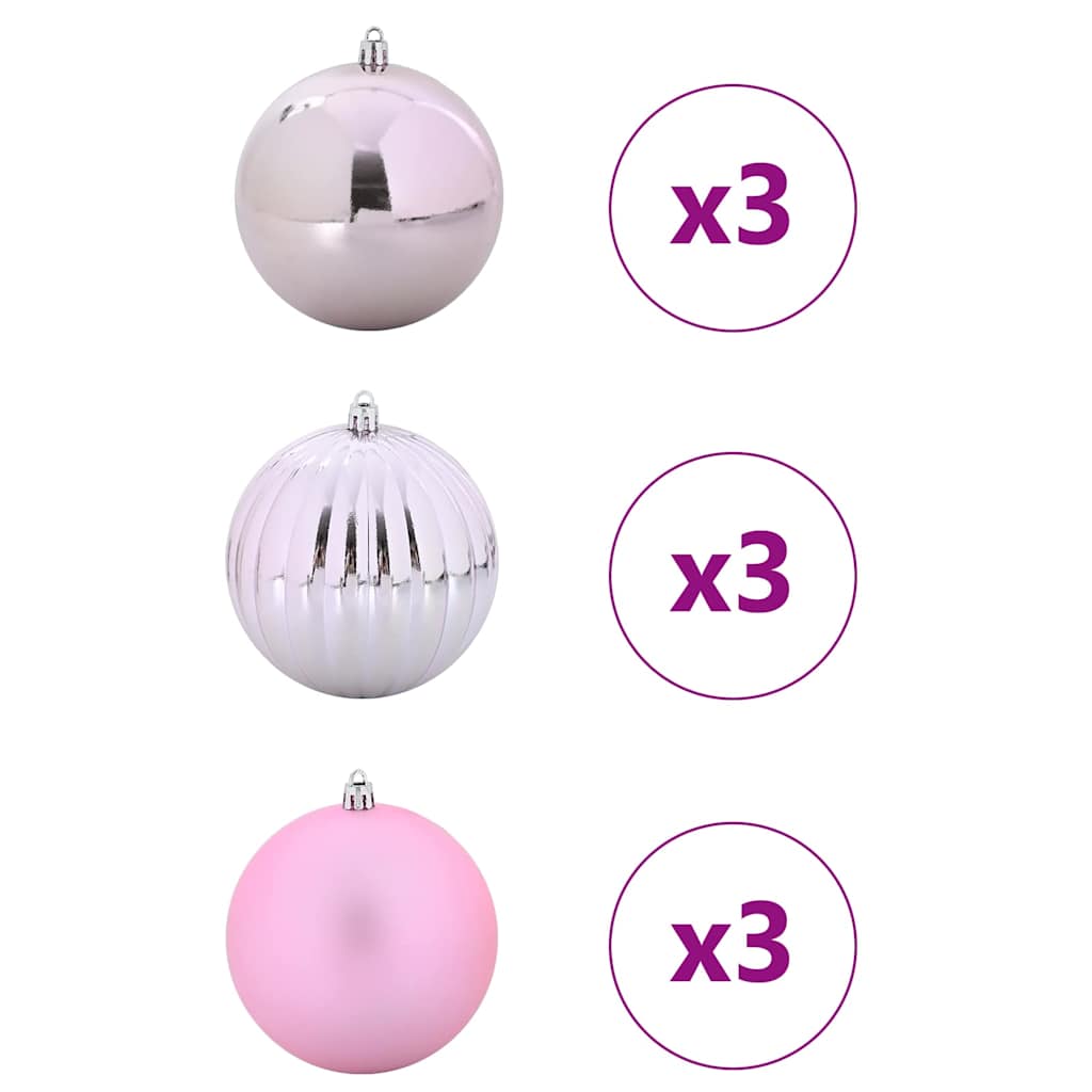 Set di Palle di Natale 9 pcs Rosa 42018862