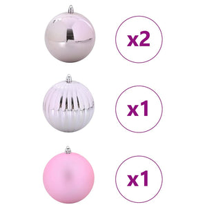 Set di Palle di Natale 4 pcs Rosa 42018863