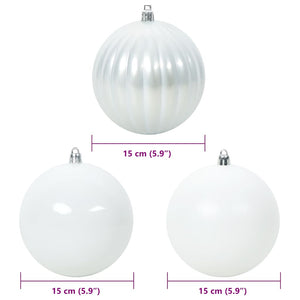 Set di Palle di Natale 9 pcs Bianco 42018866