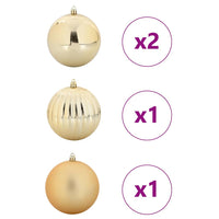 Set di Palle di Natale 4 pcs Oro 42018871