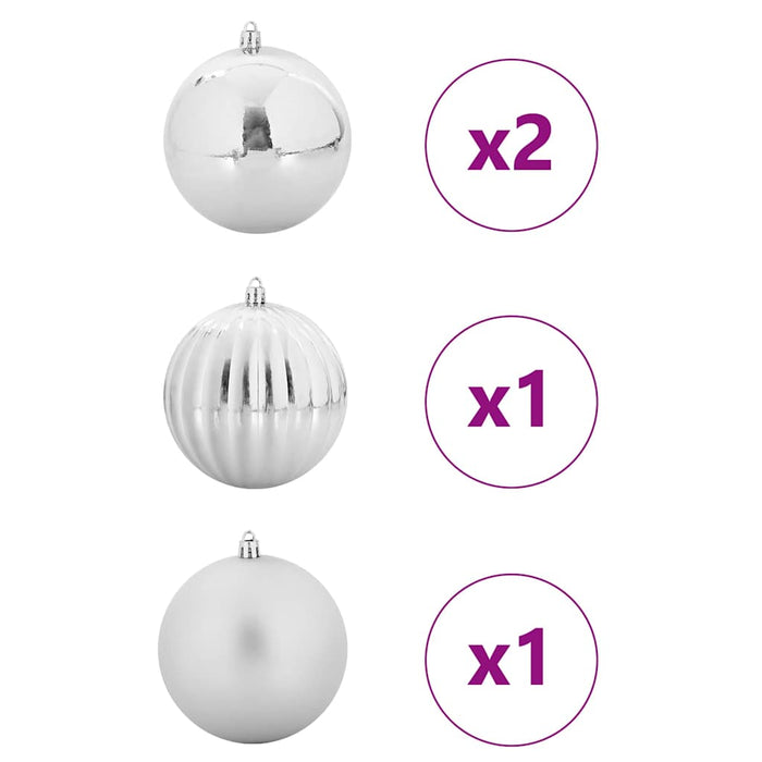 Set di Palle di Natale 4 pcs Argento 42018875