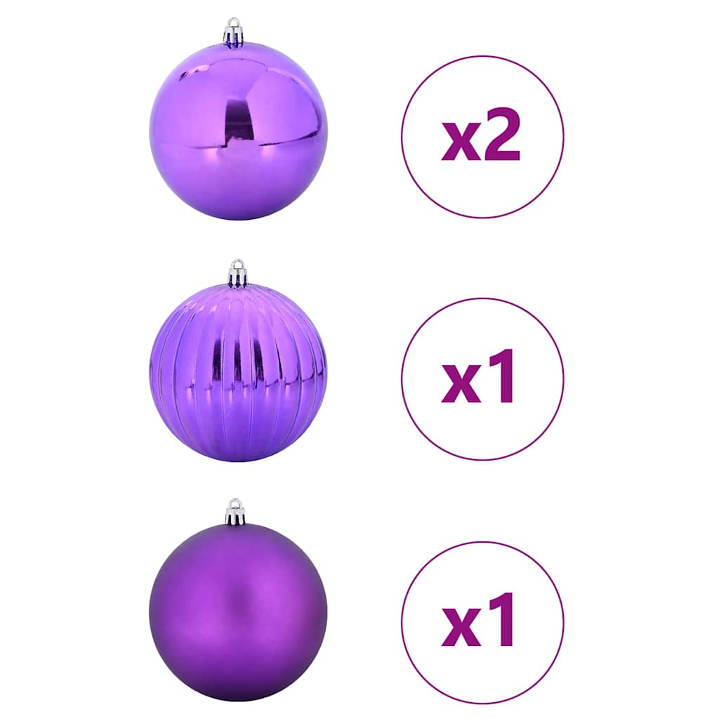 Set di Palle di Natale 4 pcs Lillà 42018879