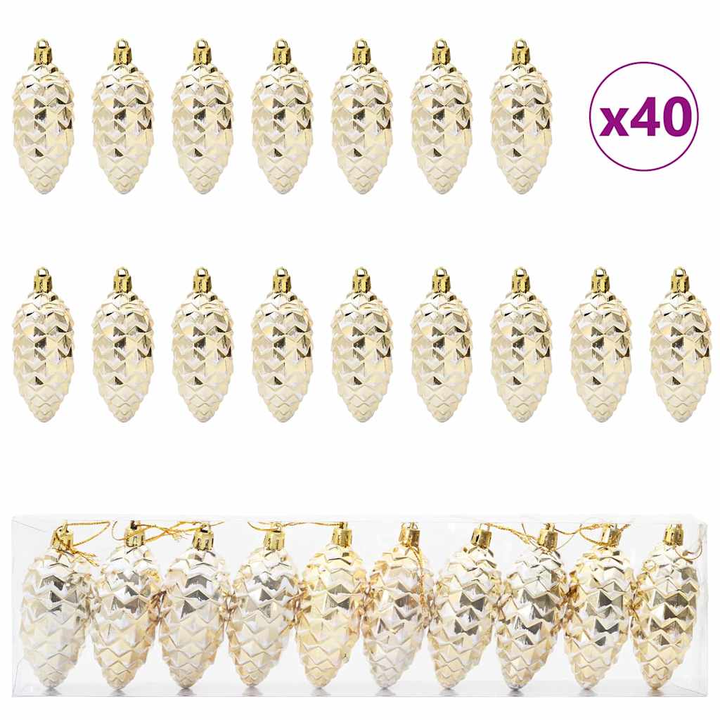 Decorazioni per Albero di Natale 40 pcs Oro 42018892