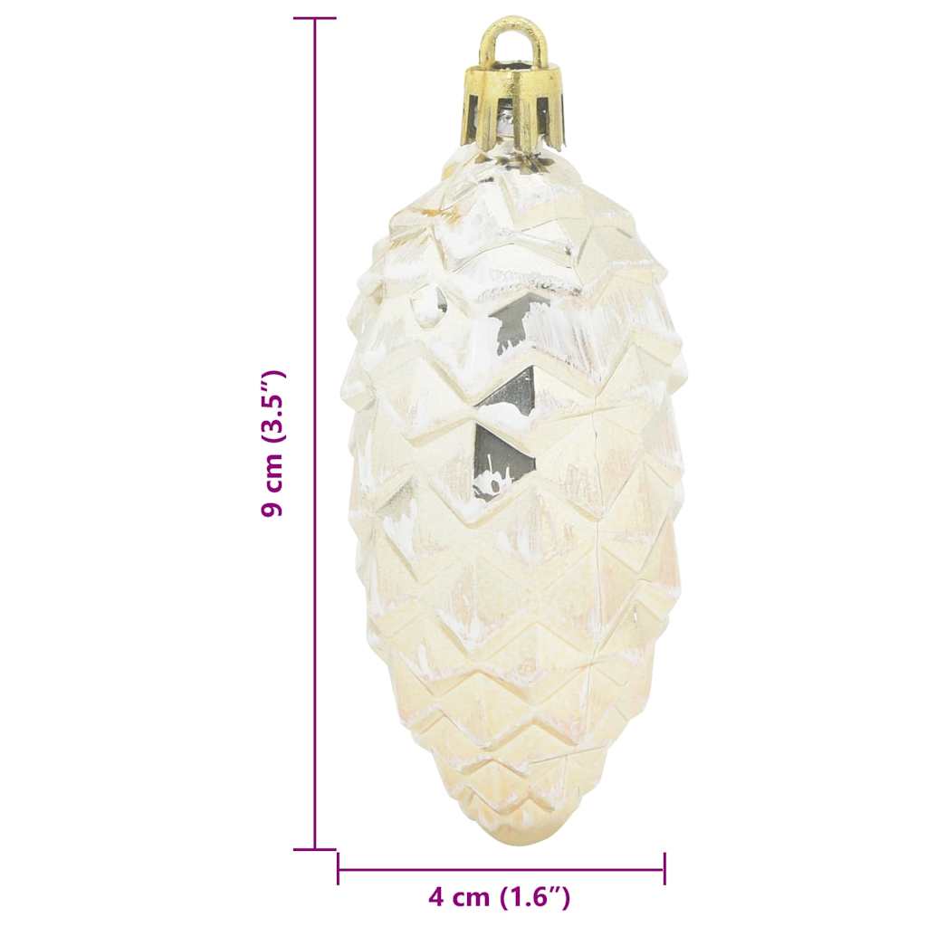 Decorazioni per Albero di Natale 40 pcs Champagne 42018893