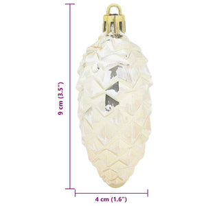 Decorazioni per Albero di Natale 40 pcs Champagne 42018893