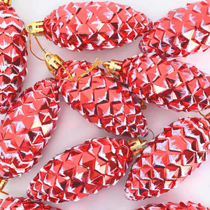 Decorazioni per Albero di Natale 40 pcs Rosso 42018895