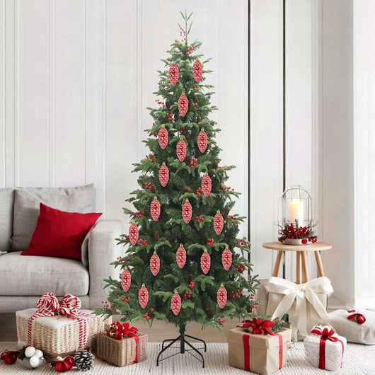 Decorazioni per Albero di Natale 40 pcs Rosso 42018895