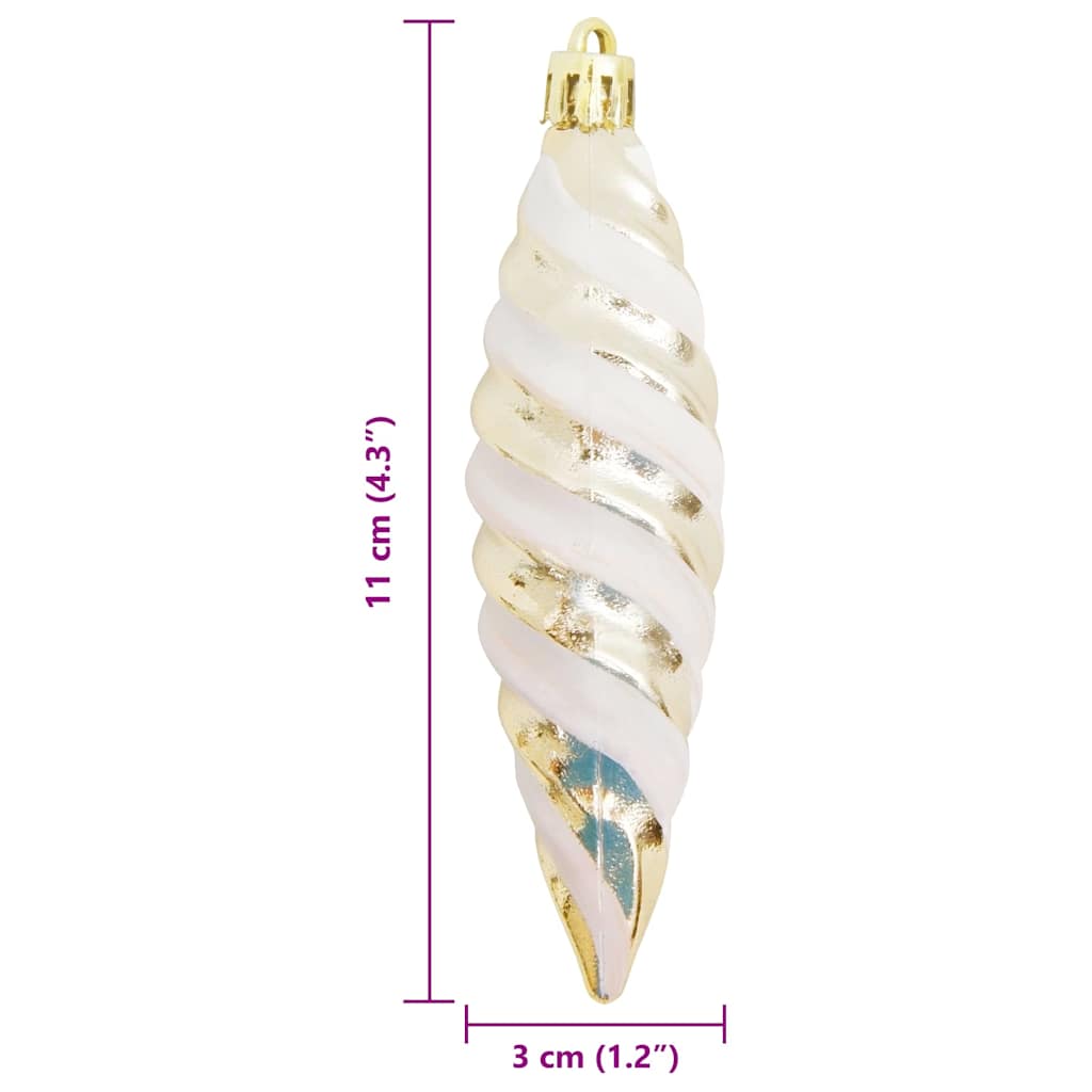 Decorazioni per Albero di Natale 40 pcs Champagne 42018899