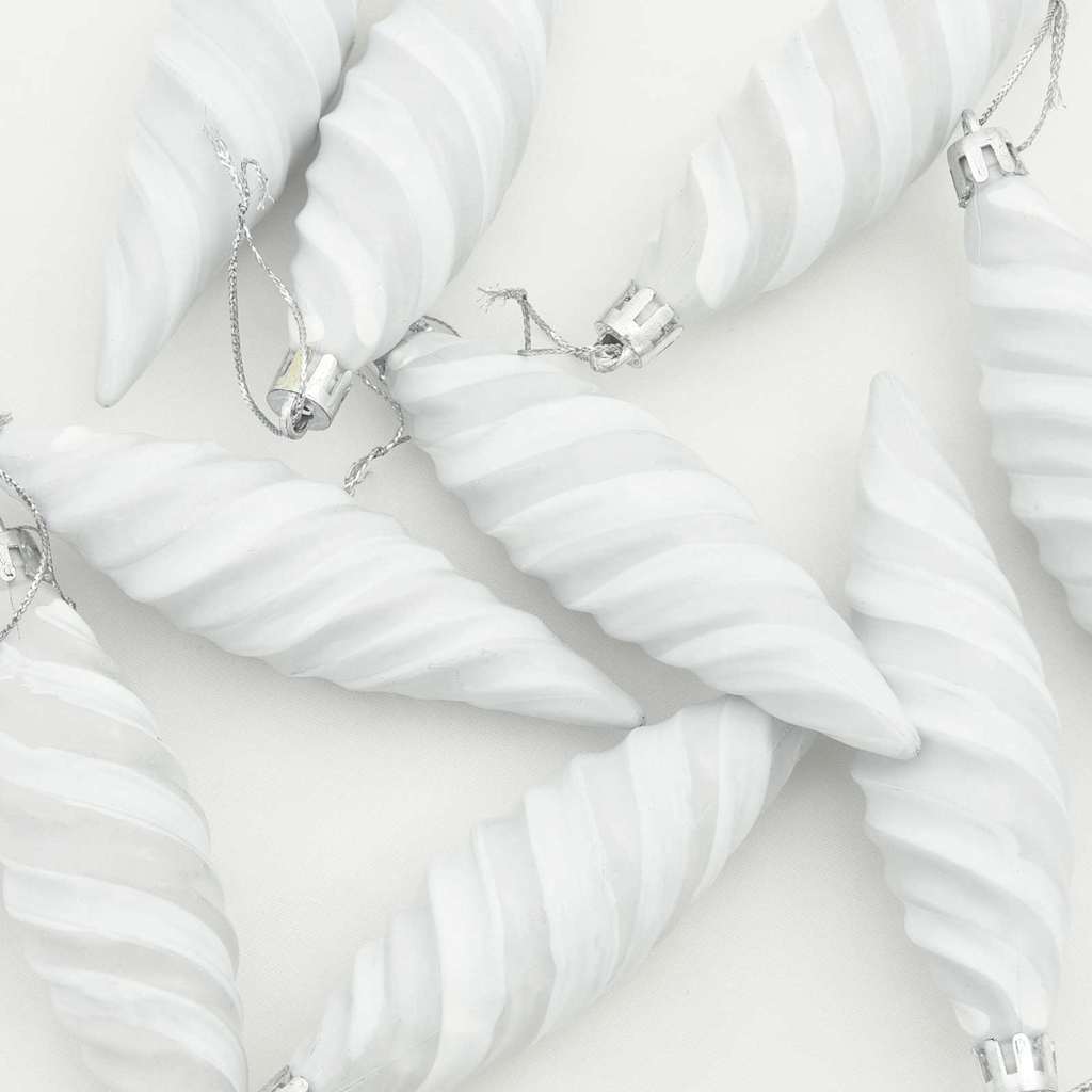 Decorazioni per Albero di Natale 40 pcs Bianco 42018900