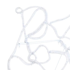 Decorazione di Natale LED Multicolore 69 x 79 cm PVC 42019617