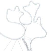 Decorazione di Natale LED Multicolore 69 x 79 cm PVC 42019617